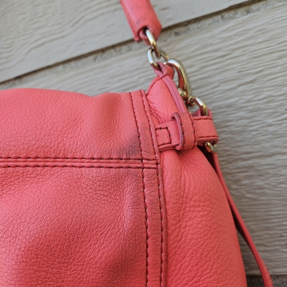 kate spade coral pink Cobble Hill Little Minka crossbody bag with top handle - Picture 11 of 15